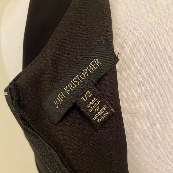 Jodi Kristopher Floor-Length Black Cutout Dress - Picture 8 of 10